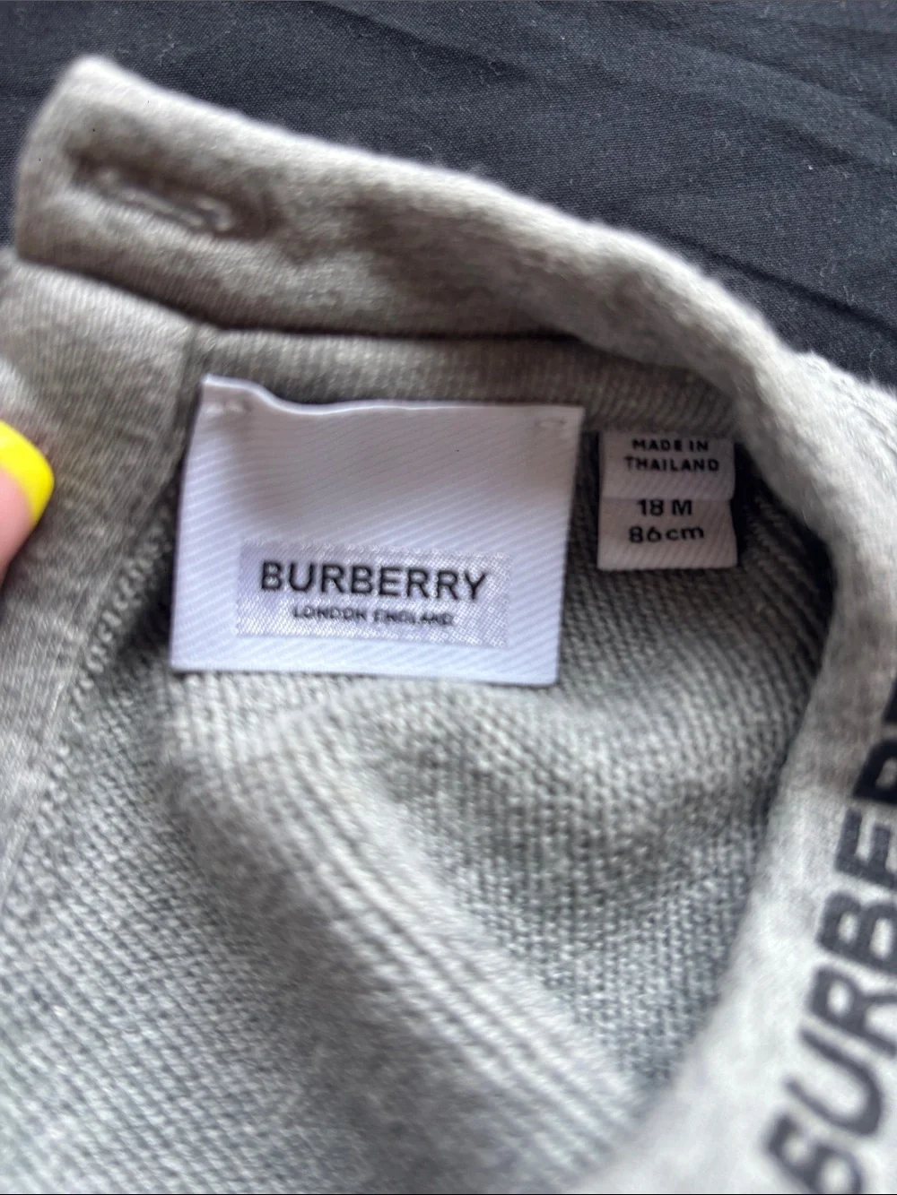 Burberry soft grey